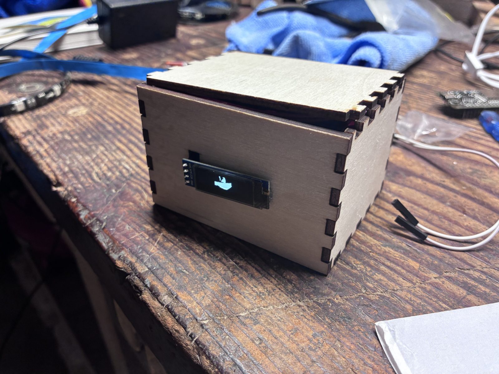 Bad Apple Box OLED display